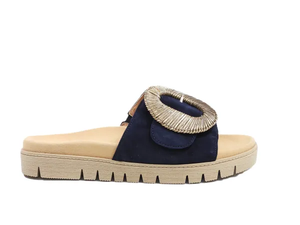 Blauw_gesp_slipper_Gabor