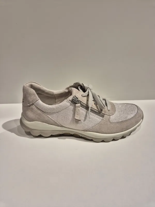 Wit_zand_suede_veter_rits_RS_Gabor