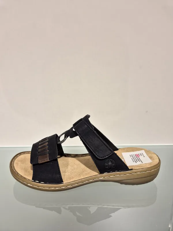 Zwart_bruin_2_klit_slipper