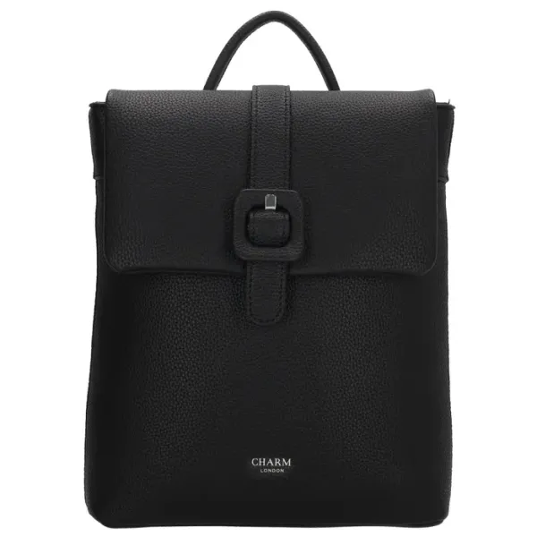 Zwart_rugtas_charm_uptown