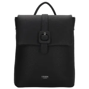 Zwart_rugtas_charm_uptown